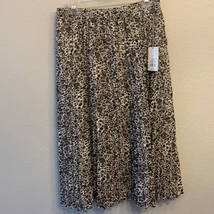 Leopard print skirt from a new day.